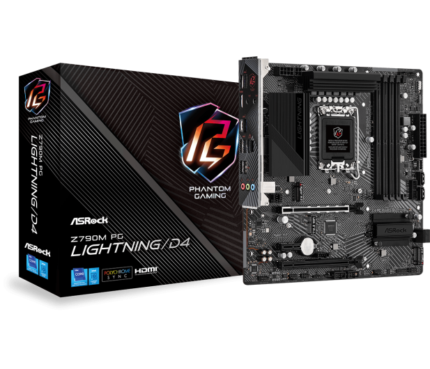 ASRock Z790M PG Lightning DDR4 - 1084687 - zdjęcie 3